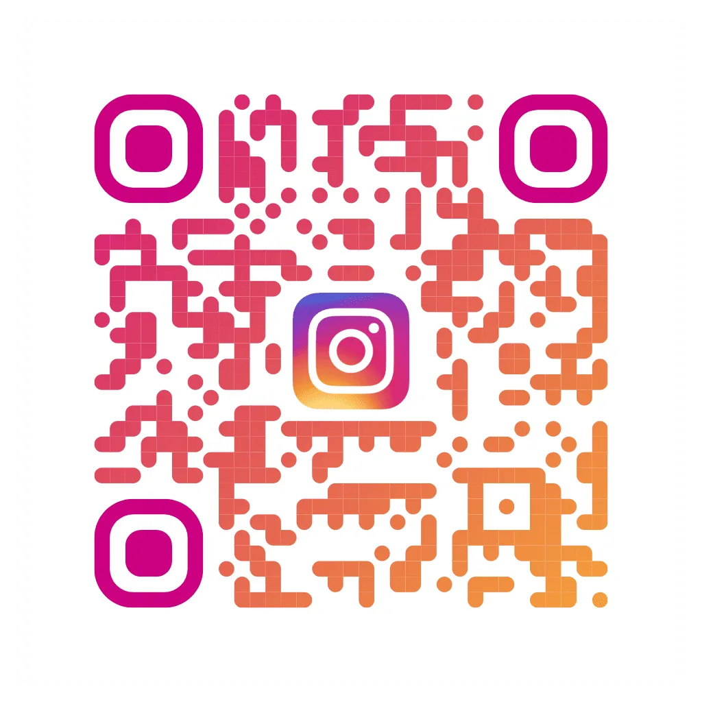 Custom Instagram QR code design